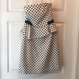 White House Black Market Peplum Dress